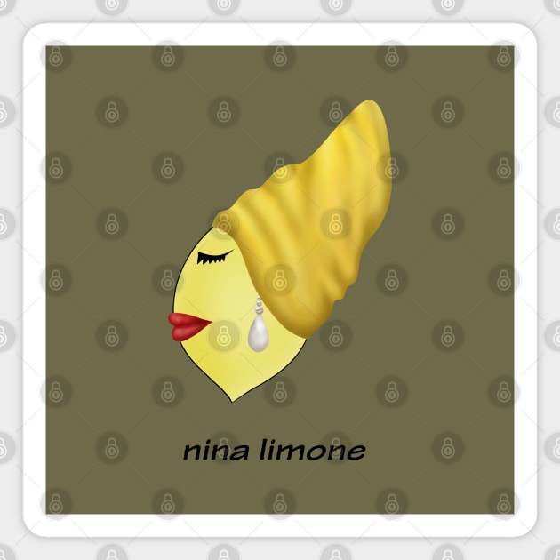 nina limone Magnet by shackledlettuce